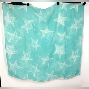 Sarong bathing suit cover up, starfish pattern, Pretty Persuasions‎